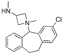 1-[3-Chloro-10,11-dihydro-5H-dibenzo[a,d]cyclohepten-5-yl]-N,N-dimethyl-3-azetidinamine Structure