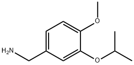 Benzenemethanamine, 4-methoxy-3-(1-methylethoxy)- (9CI) Structure