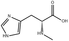 D-Histidine, N-methyl- (9CI) 结构式