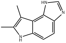 Pyrrolo[3,2-e]benzimidazole, 1,6-dihydro-7,8-dimethyl- (9CI) Structure
