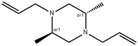 rac 1,4-Diallyl-2,5-dimethylpiperazine, 738577-06-5, 结构式