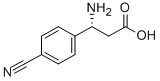 (R)-3-AMINO-3-(4-CYANO-PHENYL)-PROPIONIC ACID Struktur