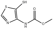 Carbamic  acid,  (5-mercapto-4-thiazolyl)-,  methyl  ester  (9CI) Struktur