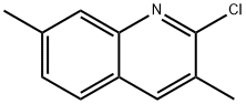 2-クロロ-3,7-ジメチルキノリン 化学構造式