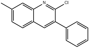 2-CHLORO-7-METHYL-3-PHENYLQUINOLINE Struktur