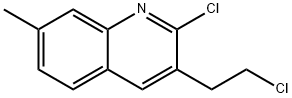 2-Chloro-3-(2-chloroethyl)-7-methylquinoline Structure