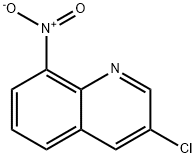 3-CHLORO-8-NITROQUINOLINE Structure