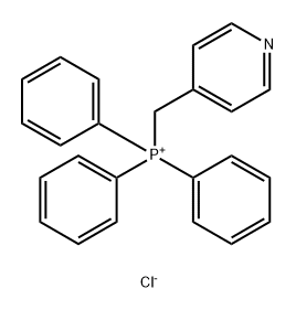 Triphenyl(4-pyridinylmethyl)-phosphoniumchloride 化学構造式