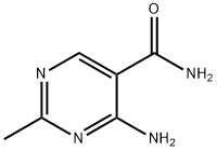 5-Pyrimidinecarboxamide,  4-amino-2-methyl- Struktur