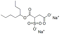 disodium 4-octyl 2-sulphonatosuccinate 结构式