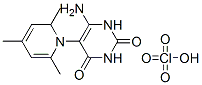 6-amino-5-(2,4,6-trimethylpyridin-1-yl)-1H-pyrimidine-2,4-dione perchl orate Structure