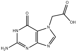 7-carboxymethylguanine 化学構造式