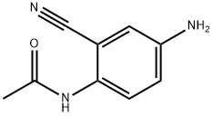 N-(4-氨基-2-氰基苯基)乙酰胺 结构式