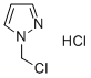 1-(氯甲基)吡唑盐酸盐 结构式