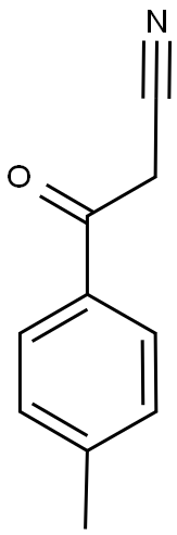 P-トルオイルアセトニトリル 化学構造式