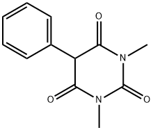 1,3-二甲基-5-苯基巴比妥酸, 7391-66-4, 结构式