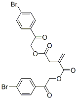 2-Methylenesuccinic acid bis(p-bromophenacyl) ester Structure