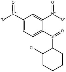 2-Chlorocyclohexyl 2,4-dinitrophenyl sulfoxide Structure