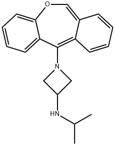 11-(3-Isopropylamino-1-azetidinyl)dibenz[b,e]oxepin Structure