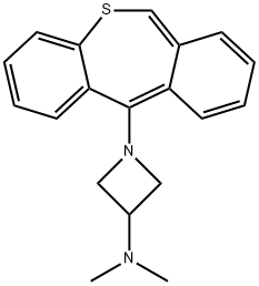 11-(3-Dimethylamino-1-azetidinyl)dibenzo[b,e]thiepin Structure