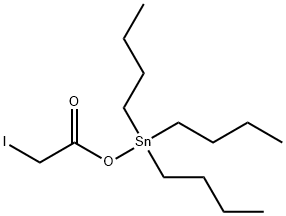 Tributyl[(iodoacetyl)oxy]stannane Structure