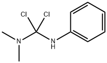 N-[Dichloro(dimethylamino)methyl]aniline Structure