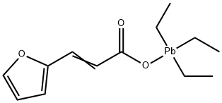 (Furylacryloyloxy)triethyl plumbane Structure
