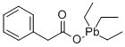 (Phenylacetoxy)triethyl plumbane Structure