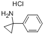 1-PHENYL-CYCLOPROPYLAMINE HYDROCHLORIDE Structure
