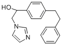 α-[4-(2-フェニルエチル)フェニル]-1H-イミダゾール-1-エタノール 化学構造式