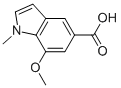 7-METHOXY-1-METHYL-1H-INDOLE-5-CARBOXYLIC ACID Structure