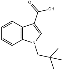 1-NEOPENTYL-1H-INDOLE-3-CARBOXYLIC ACID,739365-09-4,结构式