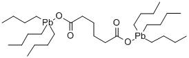Adipic acid, bis(tetrabutylplumbyl) ester Structure