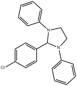 2-(p-クロロフェニル)-1,3-ジフェニルイミダゾリジン 化学構造式
