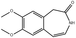 7,8-二甲氧基-1,3-二氢-2H-3-苯并氮杂卓-2-酮,73942-87-7,结构式