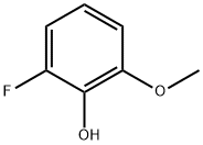 2-フルオロ-6-メトキシフェノール 化学構造式