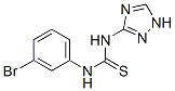 1-(m-Bromophenyl)-3-(1H-1,2,4-triazol-3-yl)thiourea Structure