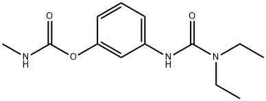 1,1-Diethyl-3-(m-hydroxyphenyl)urea N-methylcarbamate Structure