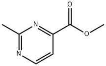 4-Pyrimidinecarboxylicacid,2-methyl-,methylester(9CI) Structure