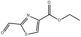 2-ホルミルチアゾール-4-カルボン酸エチル 化学構造式
