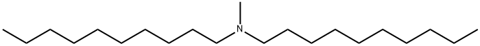 N-甲基二癸基胺 结构式