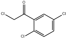 2-chloro-2-5-dichloroacetophenone  Struktur