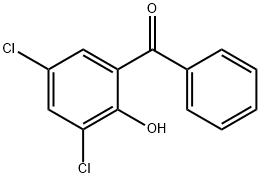3,5-二氯-2-羟基二苯酮 结构式