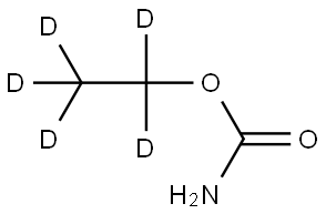 カルバミン酸エチル-D5 化学構造式
