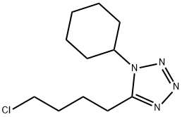 5-（4-氯丁基）-1-环己基-1H-四氮唑,73963-42-5,结构式