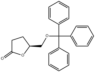 (S)-(+)-Γ-三苯甲基甲氧基-Γ-丁内酯,73968-62-4,结构式