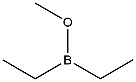 Methoxydiethylborane Structure