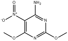 6-amino-2,4-dimethoxy-5-nitropyrimidine Struktur