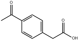 4-乙酰基苯乙酸, 7398-52-9, 结构式