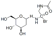2-Acetamido-1-bromoacetamido-1,2-dideoxy-B-D-glucopyranoside Structure